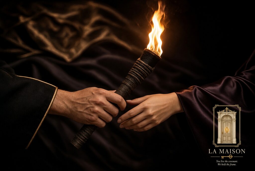 Passing the Torch Ritual, Power Exchange Ritual, Couples Sexual Ritual, Sexual Energy Exchange, How to exchange sexual power, BDSM power exchange examples, D|s-M ritual